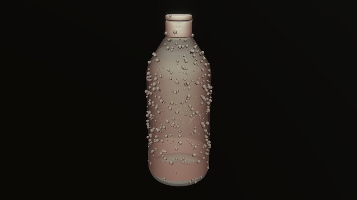 Shampoo bottle 3D Model