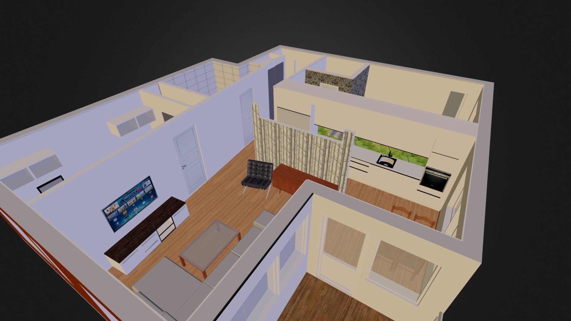 Apartment Linkoping Sweden 3D model by rwdesign [24d60a7] Sketchfab