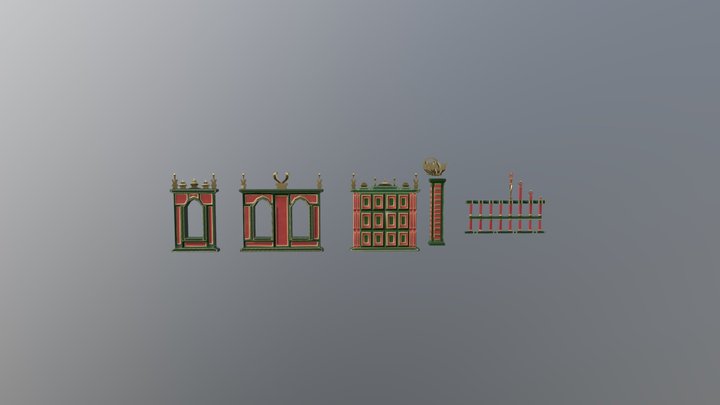Modular Props 3D Model