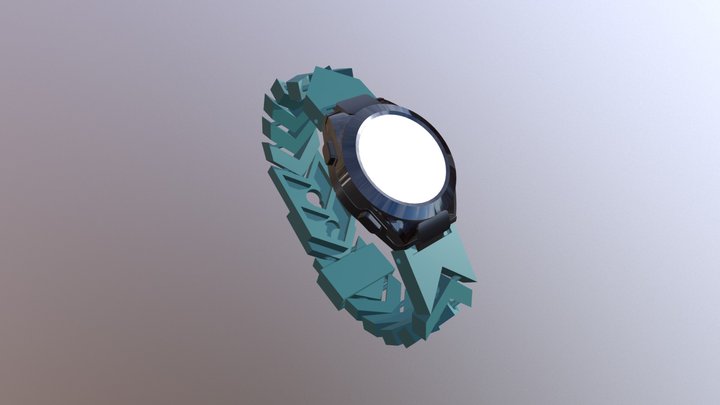 Customized Armitron Watch Strap 3D Model