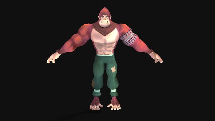 Gorilla 3D Model