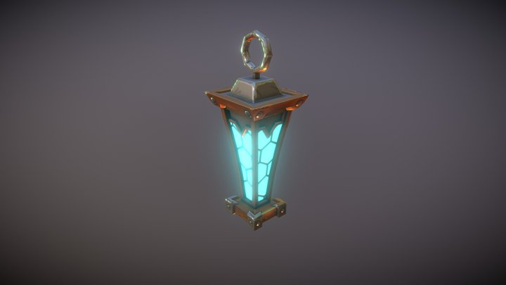 Stylized Lantern 3D Model