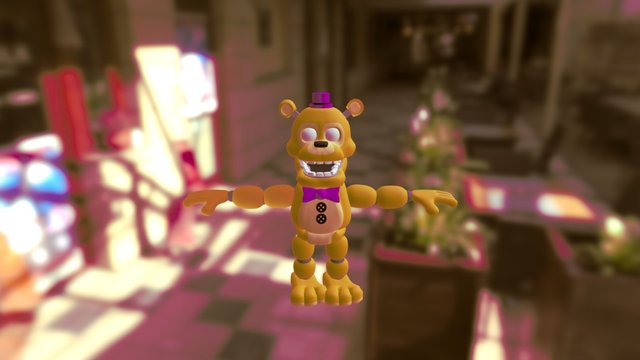 Adventure Fredbear 3D Model