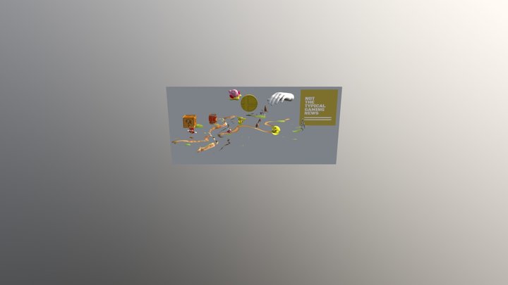 Smash Bros 3D Model