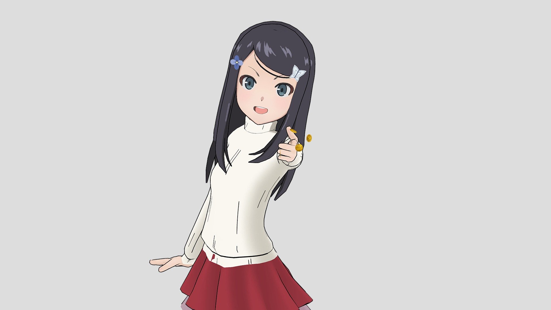 Mitsuha Yamano 3d Model By Proto Protom0n [24da10b] Sketchfab