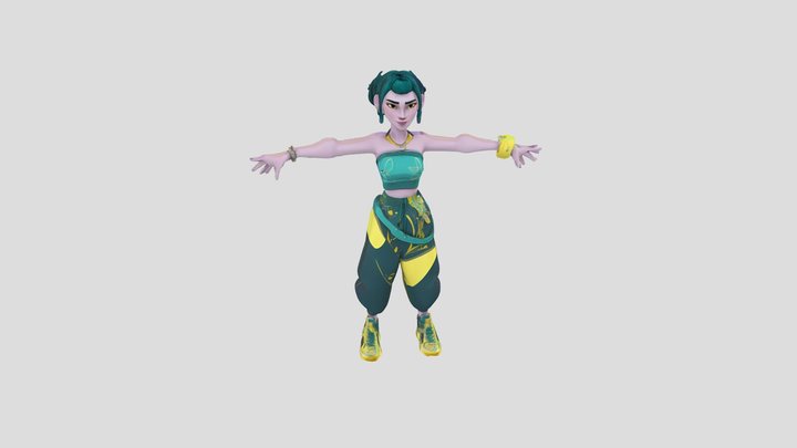 Zoey 3D Model
