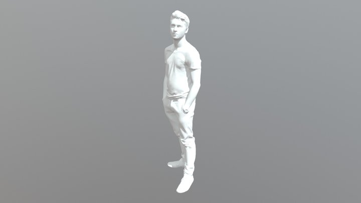 Male model 01 3D Model