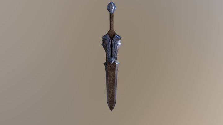 Sword Stylized 3D Model
