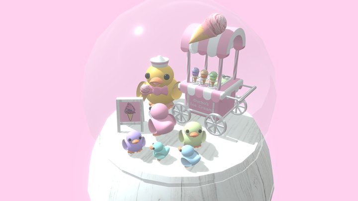 Ducko's Ice Cream_1111448004 3D Model
