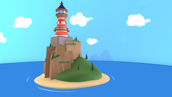 Light House 3 3D Model