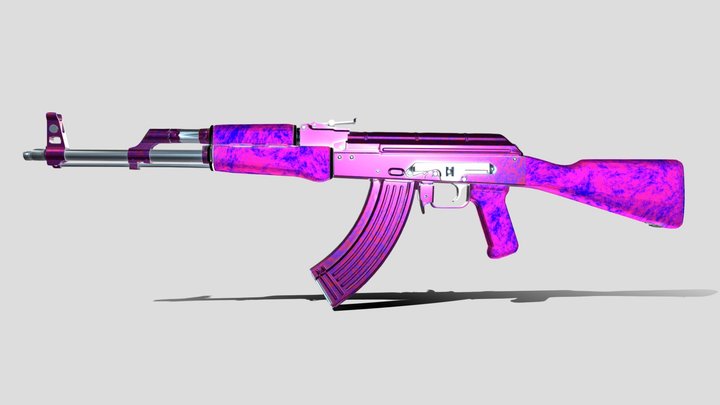 weapon_rif_ak47 3D Model