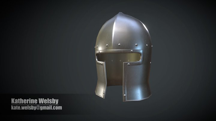 Medieval Helmet 3D Model