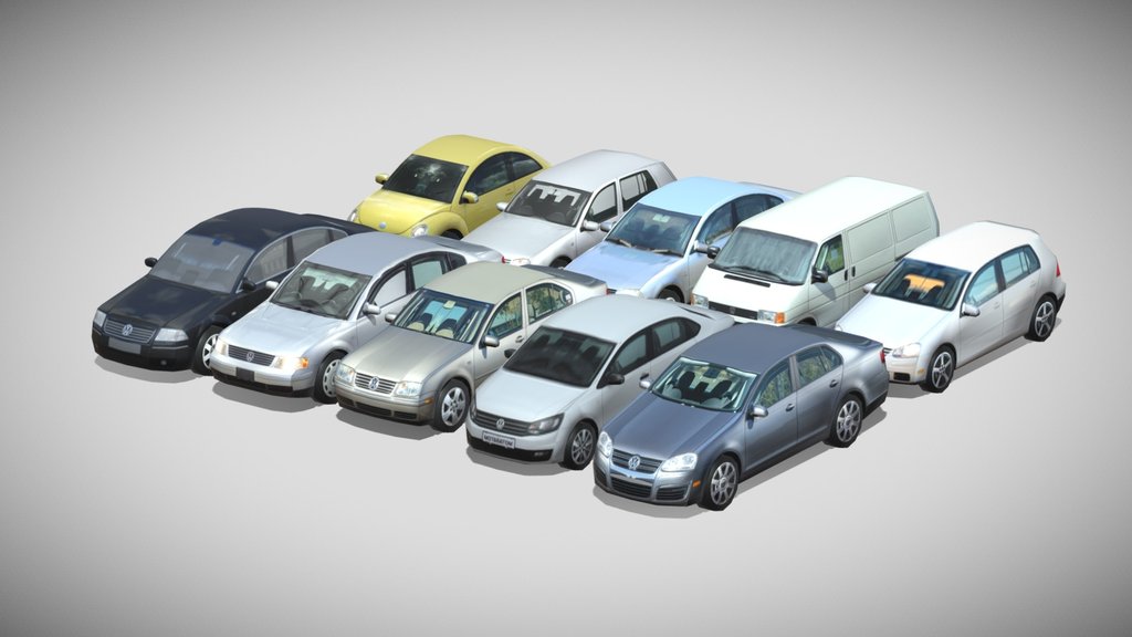 Low Poly Volkswagen