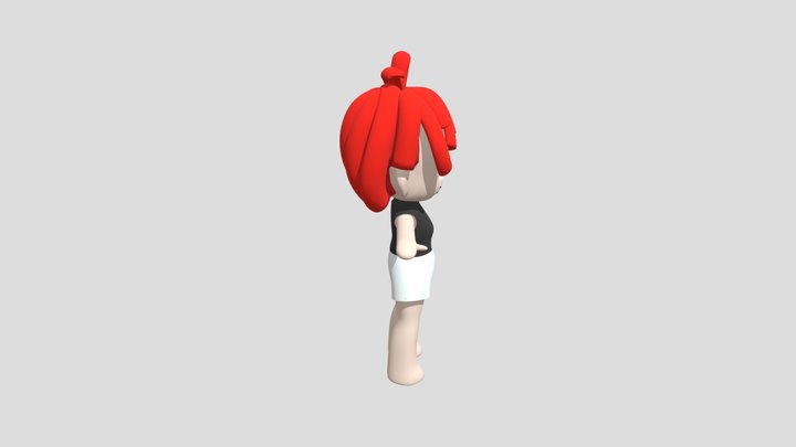 low poly character 3D Model