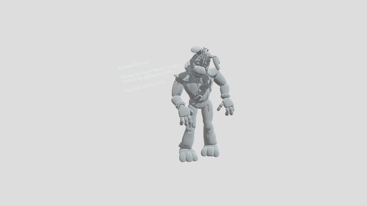 Ruined-bonnie-by-darvenjv01 3D Model