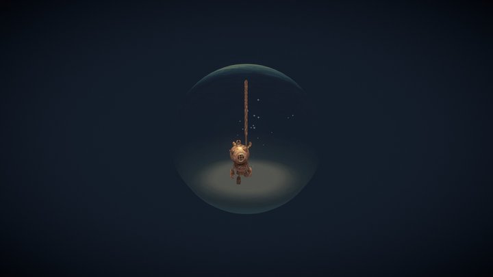 Diver 3D Model