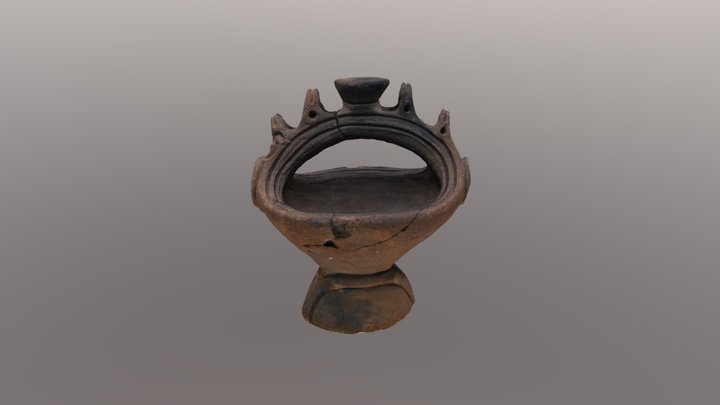 Vessel with arched handle 3D Model