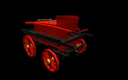 Toitu Firecart "Alice" WIP 3D Model