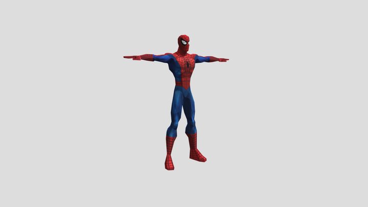 Spiderman rig 3D Model