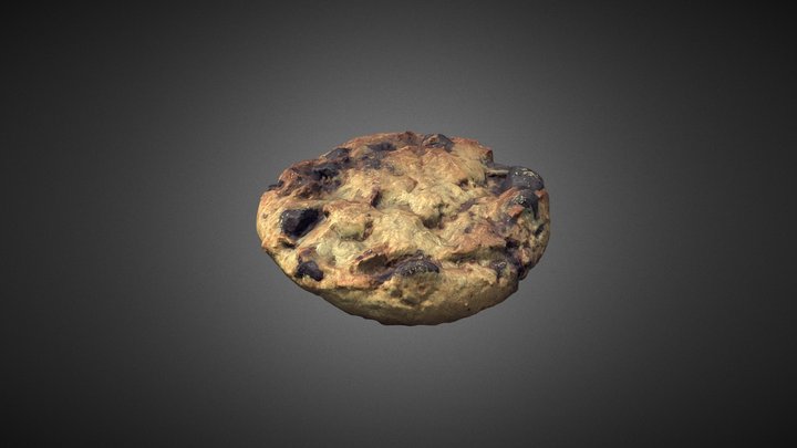 Chocolate Cookie 3D Model