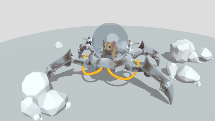 Scampers 3D Model