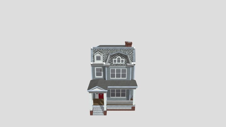 RVA Detached House 04a 3D Model