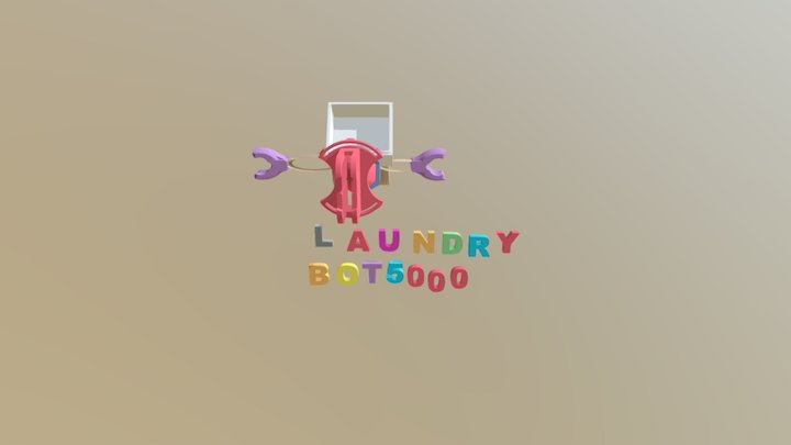 Laundry bot 3D Model