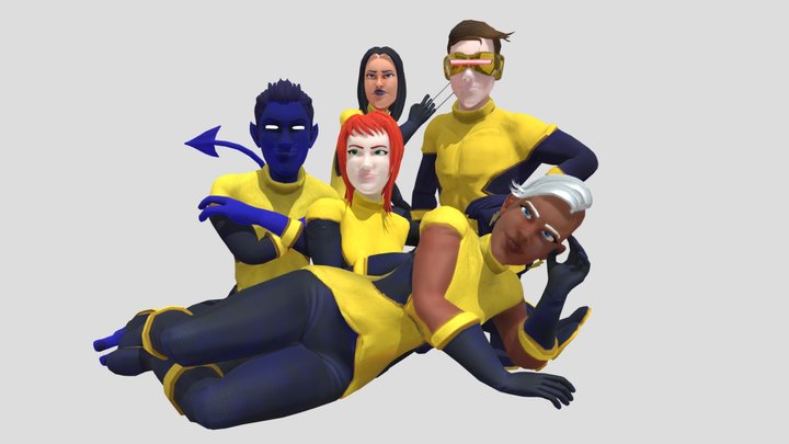 X-men 3D models - Sketchfab