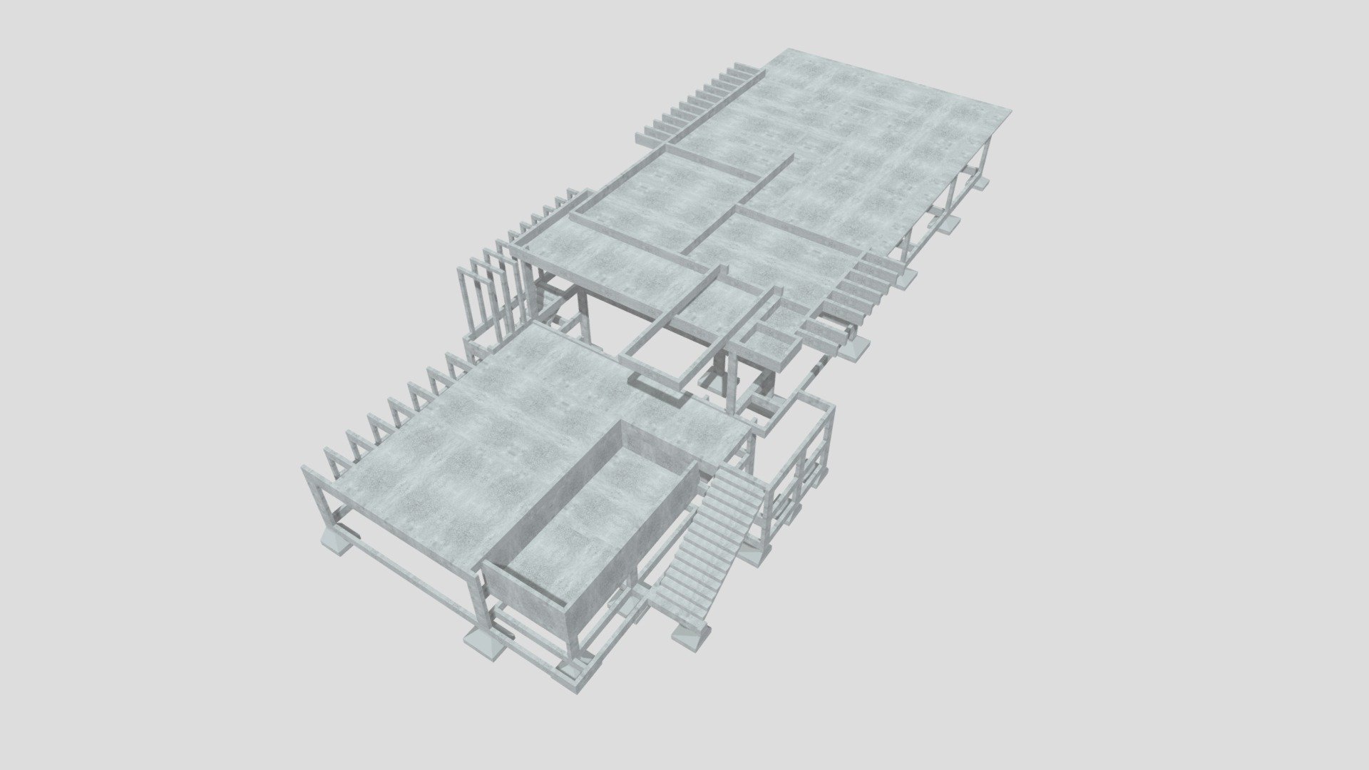 Projeto Estrutural Cleomar - Belmiro Braga - 3D model by energyprojetos ...