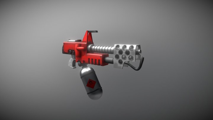 WH40K Flamethower 3D Model