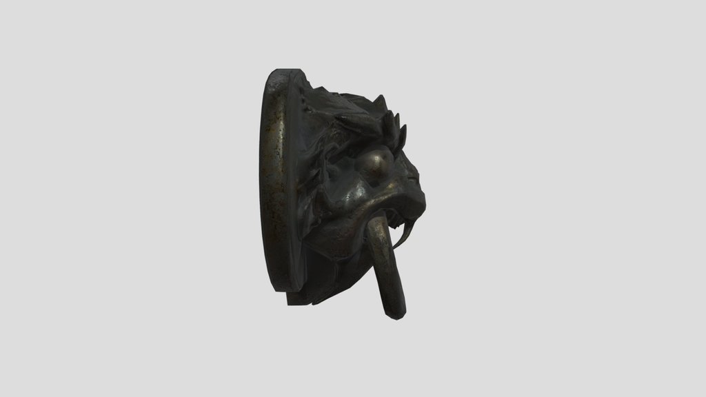 Antique Chinese Dragon Doorknob