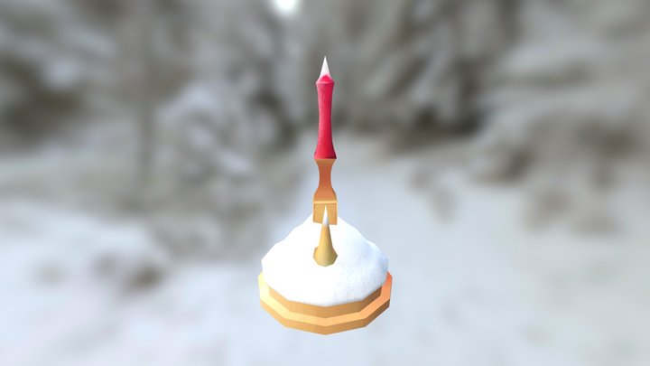 Snowy Scene 3D Model