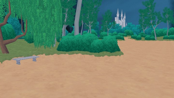 Princess Cinderella's Garden – Modello 3D gratuito STL