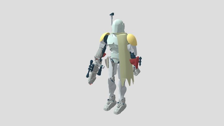 75533 Boba Fett, lego heroes 3D Model