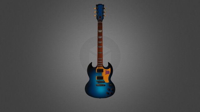 Soundwave Decepticon Guitar 3D Model