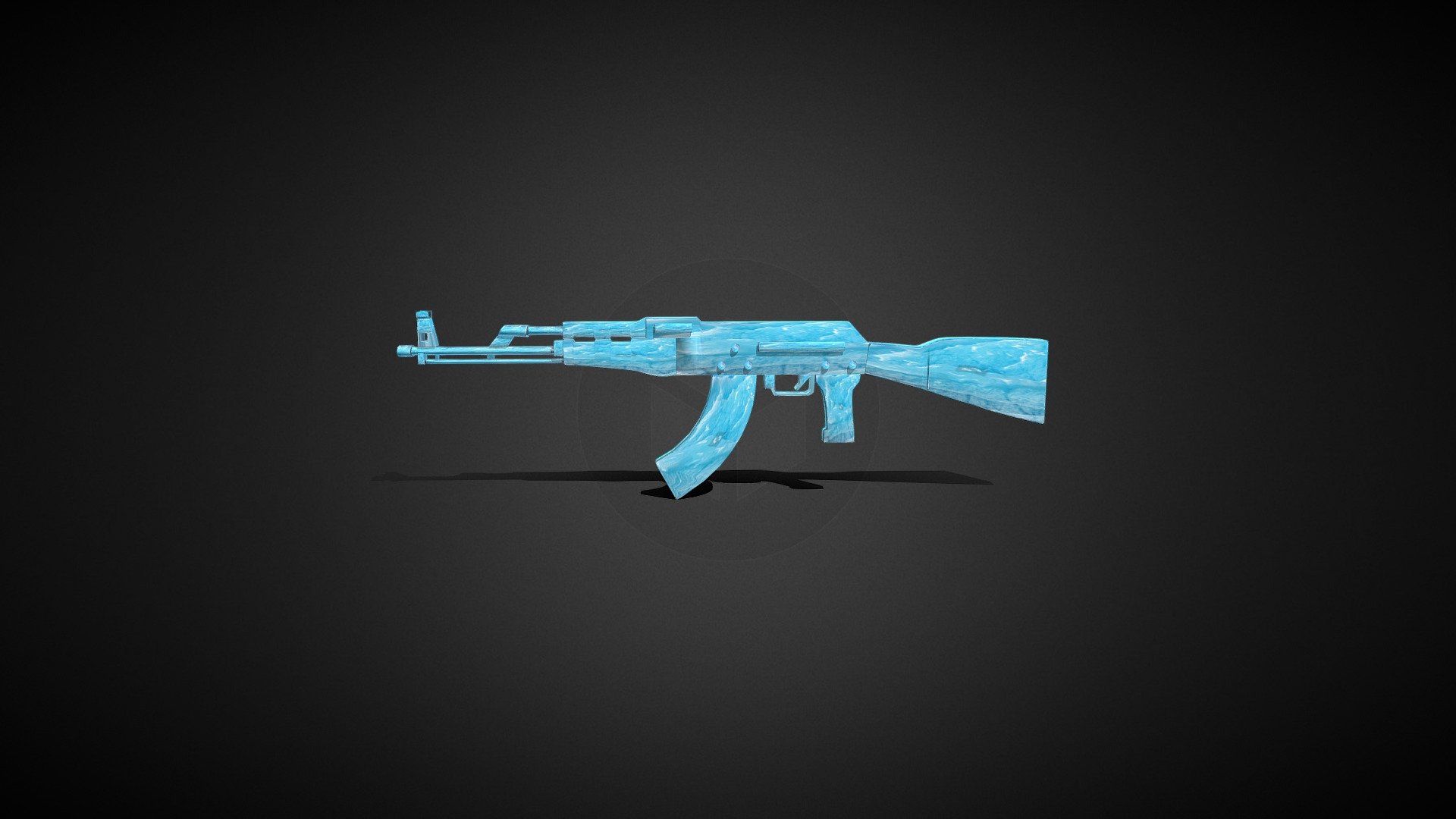 AK-47 Rifle [Glacier Colour]