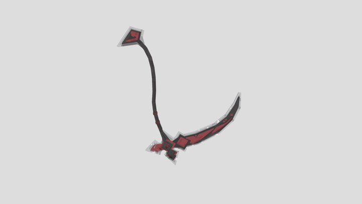 Scythe (Low poly) 3D Model