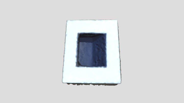 Window 1 - Dark Blue 3D Model