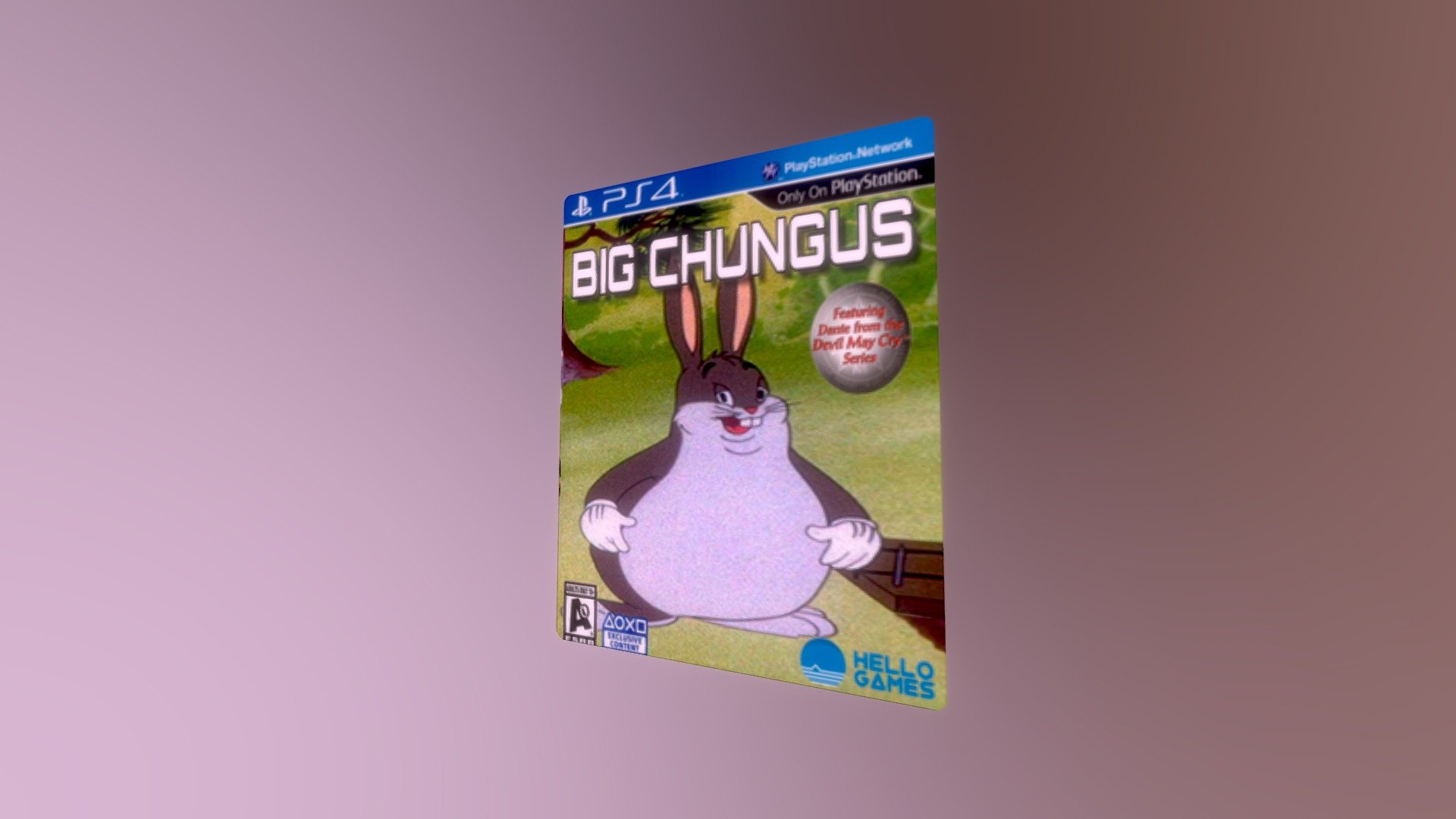 varm ikke noget radius Big Chungus | PS4 Cover - Download Free 3D model by gabriel.eder  (@gabriel.eder) [24e65db]