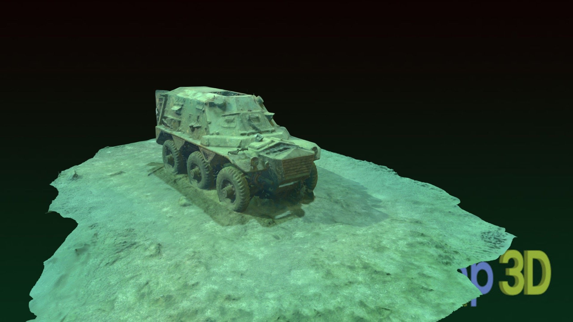 FV610 Alvis Saracen Command Post - Submerged - 3D Model By Deep3D ...