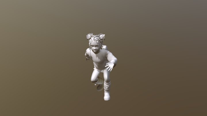 Sister 2 Idle Hidden 3D Model