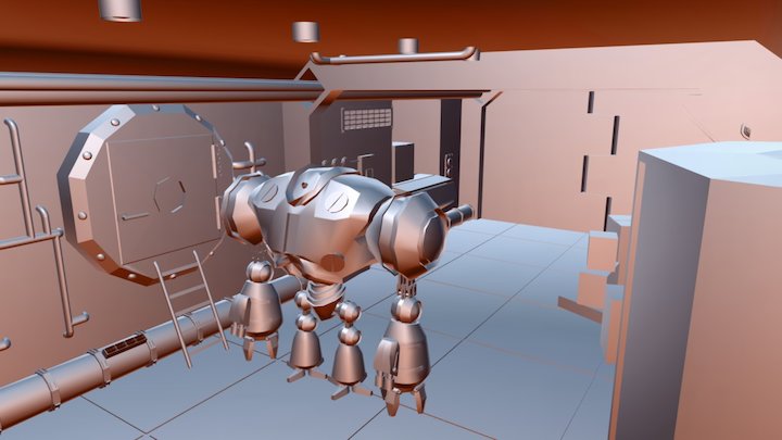 Robot Protection 3D Model