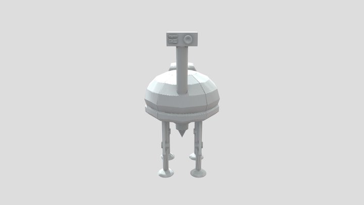 Miner Robot 3D Model