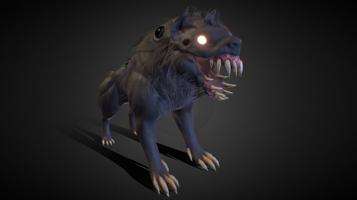 Game Gertrude Remake wolf monster 3D Model
