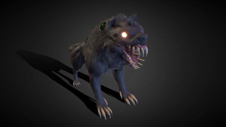 Game Gertrude Remake wolf monster 3D Model