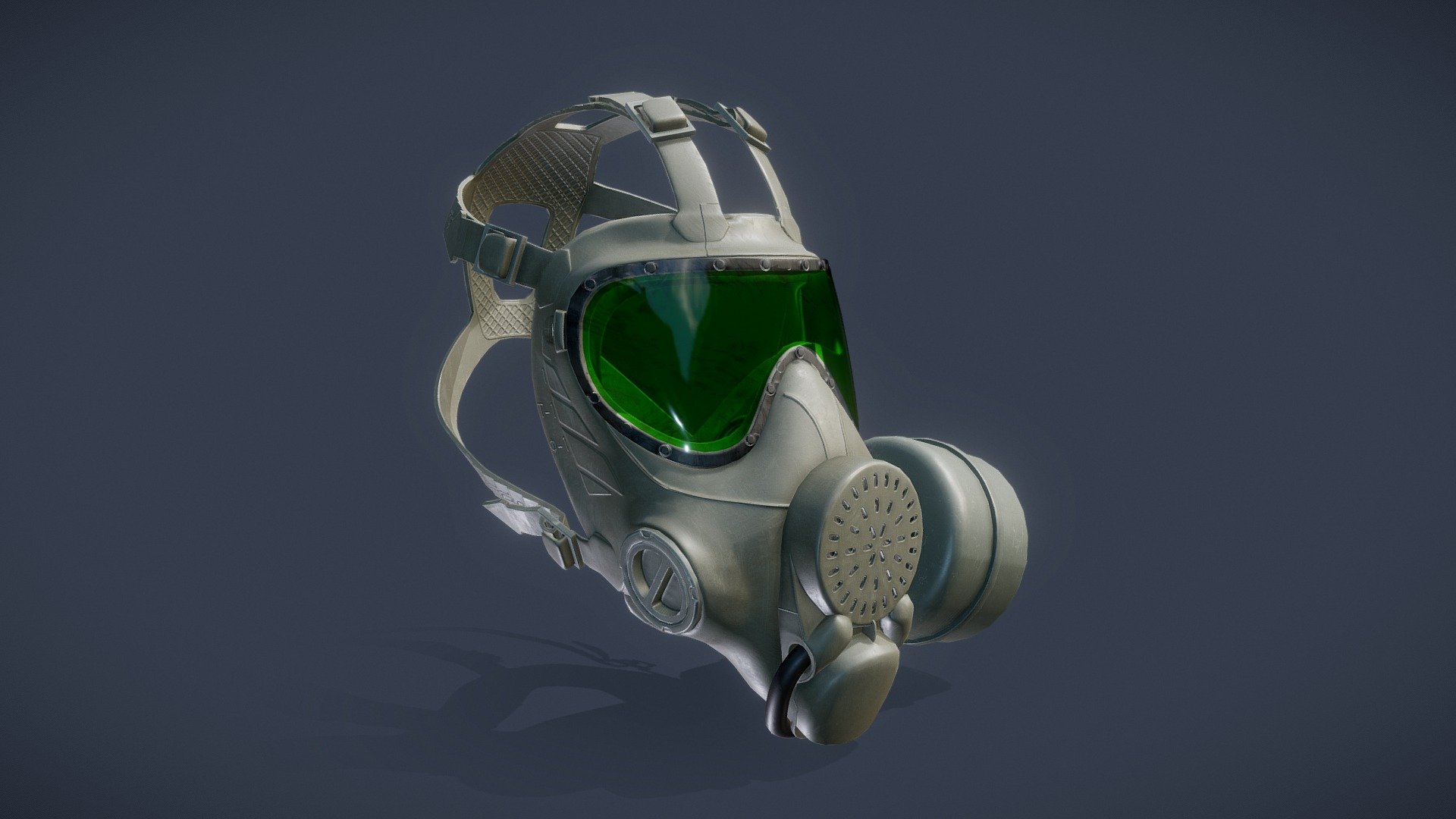 Honderd jaar Gering paar PMK-4 Gas Mask - 3D model by RaduCarstean (@RaduCarstean) [24e8c29]
