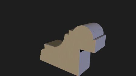 Peterman_Lumber_Panel_Moulding_P410 3D Model