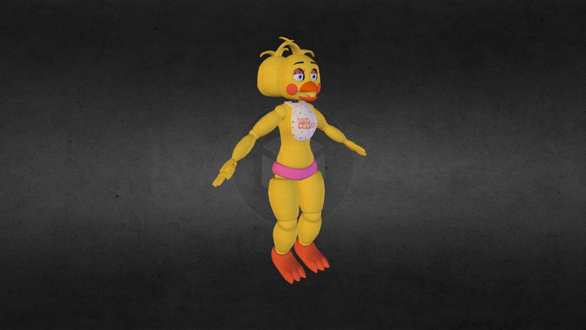3d Anime Baby - Toy Chica - 3D model by I6NIS (@i6nis) - Sketchfab