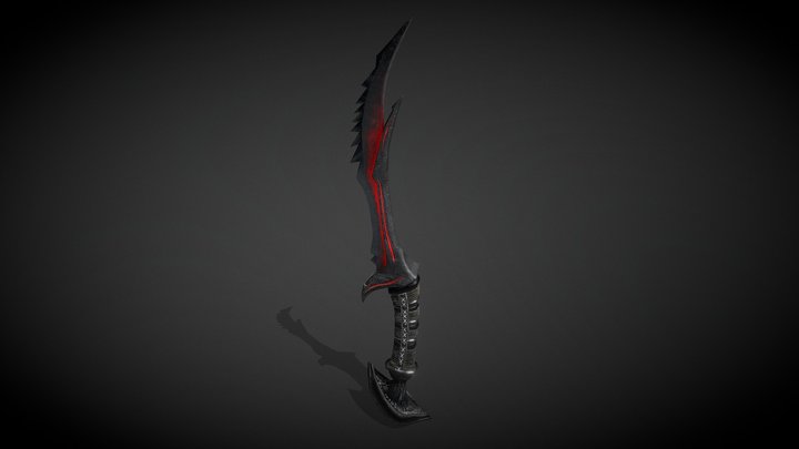 Daedric Dagger – Kostenloses 3D-Modell STL