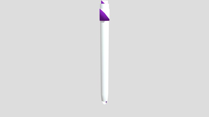 Purple Marker 3D Model